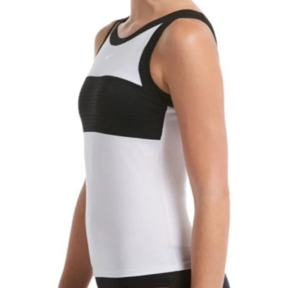 Nike Sport Mesh Scoop-Neck Tankini Swim Top - Picture 8 of 9